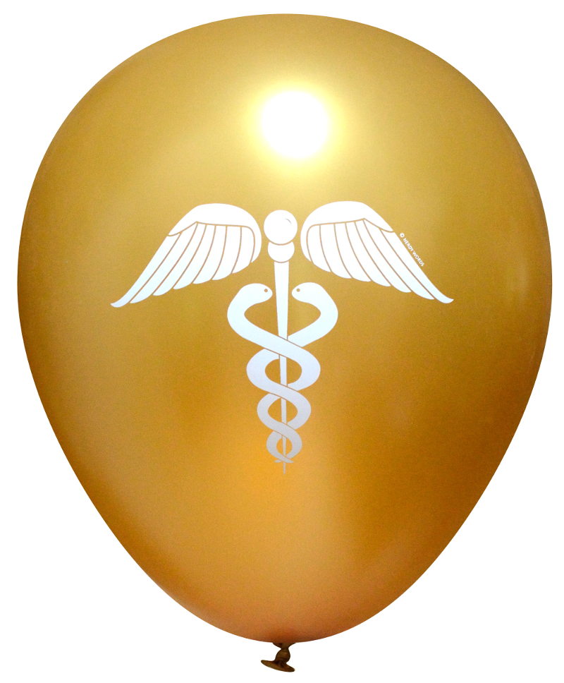 Doctor Nurse Vet Pharmacist Paramedic Medical Caduceus Balloons