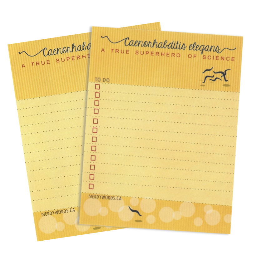 C elegans Science Notepad