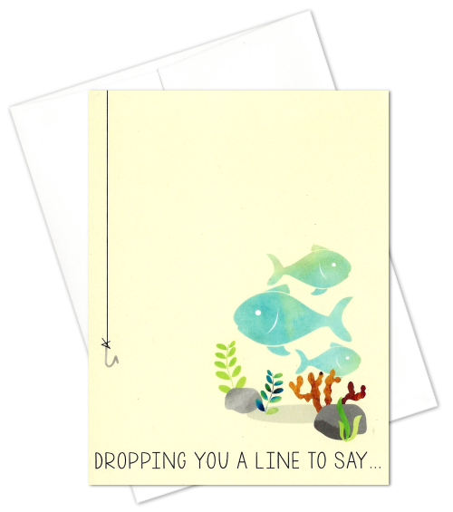 Father's Day Fishing Theme Card