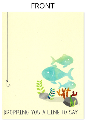 Father's Day Fishing Theme Card