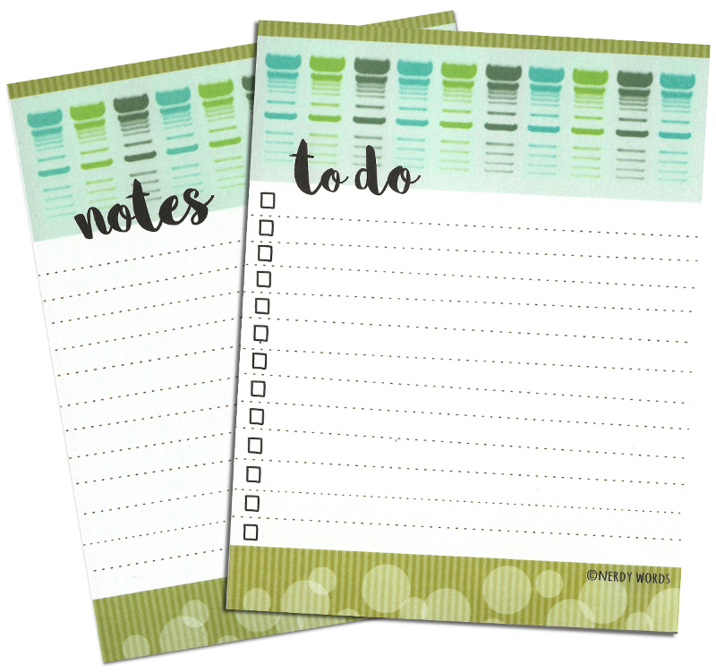 Gel Electrophoresis Science Notepad