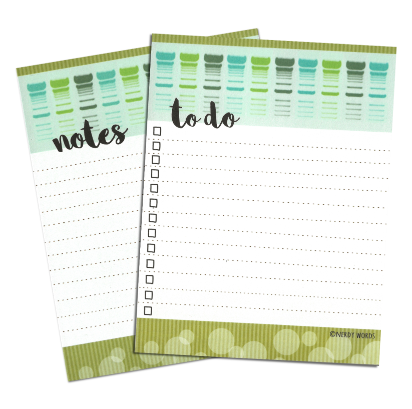 Gel Electrophoresis Notepad