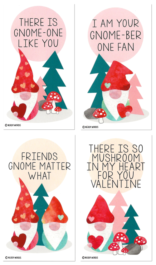 Gnome Valentines Cards