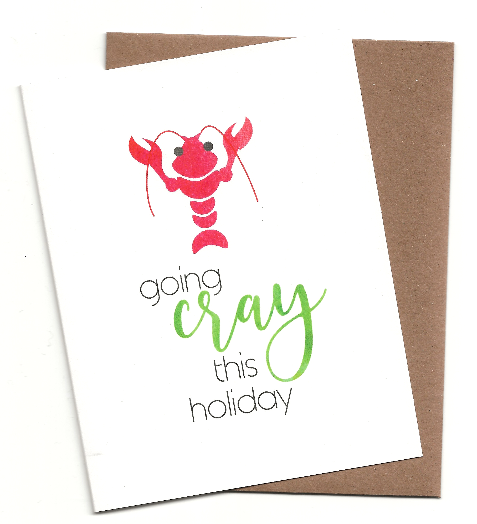 Going Cray This Holiday Christmas Card