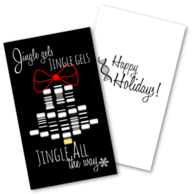 Science Christmas Gift Tag Cards