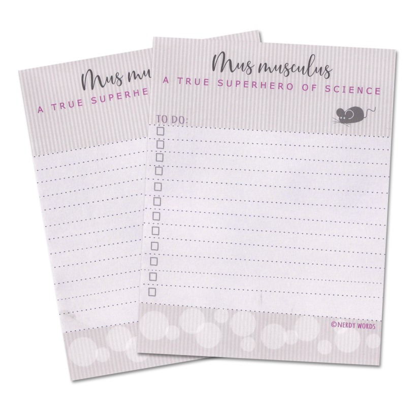 Mus musculus Science Notepad