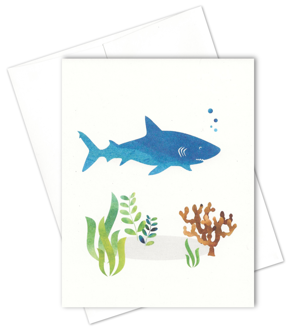 Shark Blank Notecards