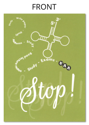 Stop Codon Biology Graduation Card