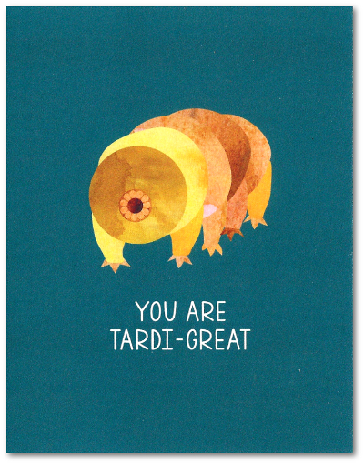 Tardigrade Valentine's Day Love Card